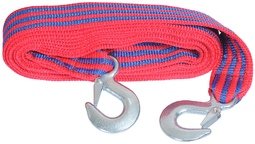 Трос буксировочный ленточный 7тонн 2 крюка 6м*"Богатырь" усиленный