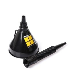 Воронка для ГСМ d-135мм непроливайка (сборная,гибкий слив) Октан