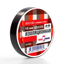 Изолента ПВХ 19мм * 20м ЧЁРНАЯ Klebebander