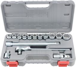 Набор головок №2Д цинк НИЗ в пласт.футляре 13963