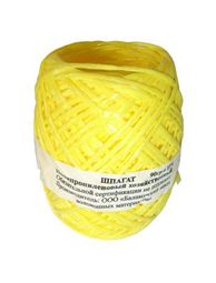 Шпагат полипропиленовый 1200текс 100м/90гр желтый