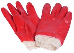 Перчатки красные маслобензостойкие
