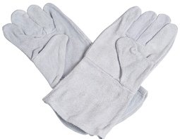 Краги спилковые пятипалые