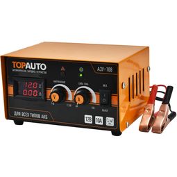 Устройство зарядное автоматТОП АВТО АЗУ-108 (10 А, для 12В АКБ до 150 А*ч, (стр. индик., руч. рег.)
