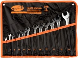 Набор комбинированных ключей "Автодело"12шт.в сумке