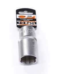 Головка 1/2 глубокая, 30мм 6-гранная АД Профессионал