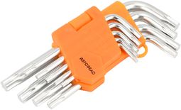 Набор Г-обр. TORX укороченных 9шт(T10-T50) Автодело
