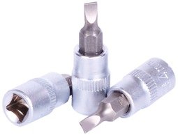 Головка (1/4 L-38мм)со вставкой Slotted 4мм Автодело