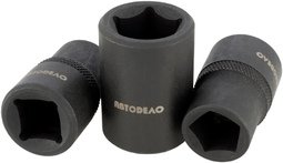 Головка торцевая 5-гранная 19мм 1/2 для тормозной системы Автодело