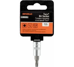Головка (1/4 L-38мм)со вставкой TORX Т25 Автодело