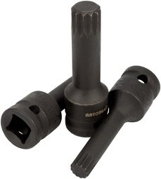 Головка-бита ударная Spline 1/2" М12 (78 мм) АвтоДело