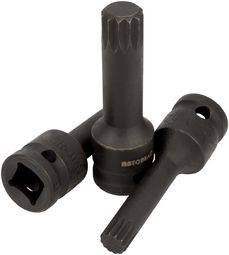 Головка-бита ударная Spline 1/2" М12 (78 мм) АвтоДело