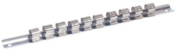 Держатель рейка для головок 1/2" (10пр. 270мм) АвтоDело 39679