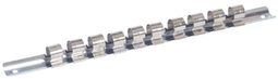 Держатель рейка для головок 1/2" (10пр. 270мм) АвтоDело 39679