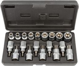 Набор головок TORX E10-E24 T20-T70 1/2" (19 предметов) Автодело 39840