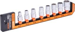 Набор головок 8пр. (1/2", 6-ти гранных 8-22 мм) (холдер) Автодело