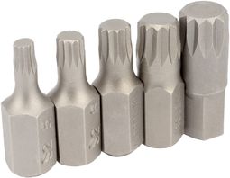 Набор звездочек 5шт.SPLINE 12-ти гранные 30мм блистер Автодело