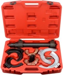 Стяжка пружин 75-190мм набор 8 предметов со сменными коваными захватами 11026