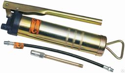 Шприц рычажно-плунжерный 300мл с двумя шлангами Автодело