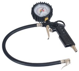 Пистолет для накачки шин с манометром 10атм Автодело