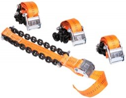 Браслет противоскольжения усиленный R16-R21 комплект 4 шт. в сумке (АвтоДело)