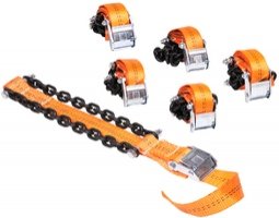 Браслет противоскольжения усиленный R16-R21 комплект 6 шт. в сумке (АвтоДело)