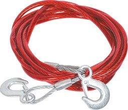Трос стальной (10мм/5м) 3.5т 2 крюка Автодело 10854