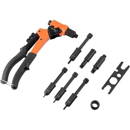 Заклёпочник универсальный поворотный для вытяжных и резьбовых заклепок Автодело