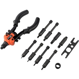 Заклёпочник универсальный двуручный для вытяжных и резьбовых заклепок Автодело