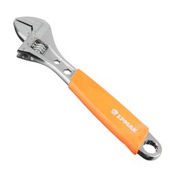 Ключ разводной CrV (прорезиненная ручка) 250 мм Ермак