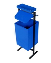 Урна уличная металлическая с крышкой