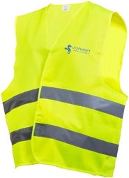 Жилет сигнальный 100гр ЖЕЛТО-ЗЕЛЕНЫЙ на липучке XХL 70*68