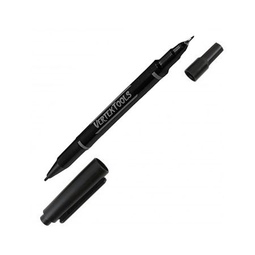 Маркер 2-х сторонний черный 1-2мм