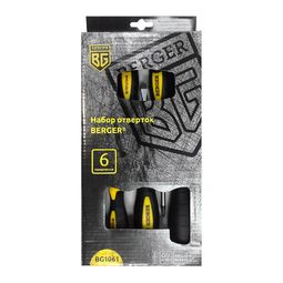 Набор отвёрток 6 предметов BERGER BG1061